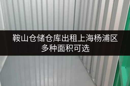 鞍山仓储仓库出租上海杨浦区多种面积可选