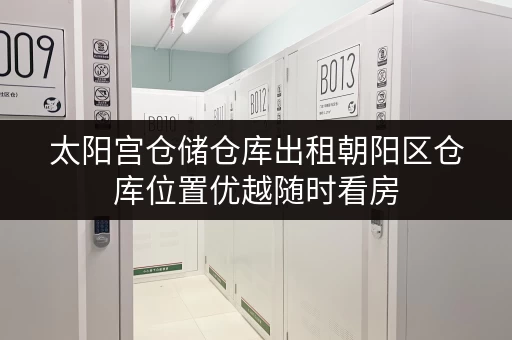 太阳宫仓储仓库出租朝阳区仓库位置优越随时看房