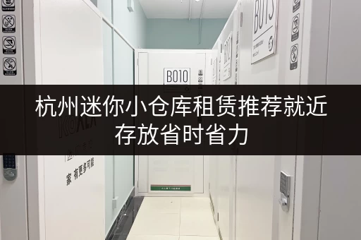 杭州迷你小仓库租赁推荐就近存放省时省力