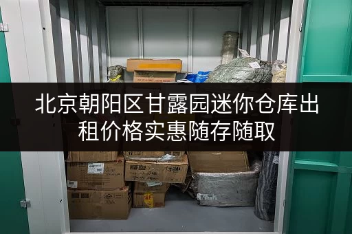 北京朝阳区甘露园迷你仓库出租价格实惠随存随取 北京朝阳区甘露园迷你仓库出租价格实惠随存随取