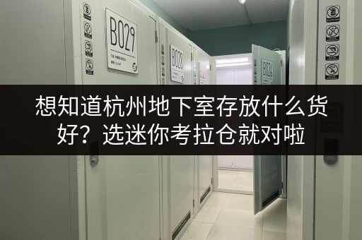 想知道杭州地下室存放什么货好?选迷你考拉仓就对啦 想知道杭州地下室存放什么货好?选迷你考拉仓就对啦