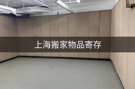 上海搬家物品寄存，上海临港搬家公司