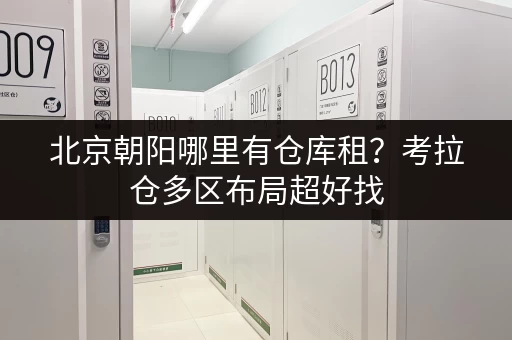 北京朝阳哪里有仓库租?考拉仓多区布局超好找 北京朝阳哪里有仓库租?考拉仓多区布局超好找