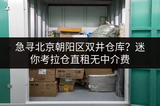 急寻北京朝阳区双井仓库？迷你考拉仓直租无中介费