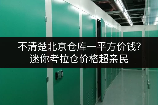 不清楚北京仓库一平方价钱？迷你考拉仓价格超亲民
