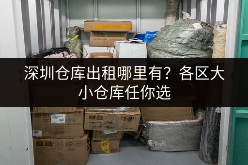深圳仓库出租哪里有？各区大小仓库任你选