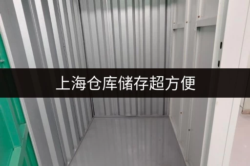 上海仓库储存超方便，迷你考拉仓随存随取满足多样需求