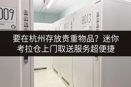 要在杭州存放贵重物品？迷你考拉仓上门取送服务超便捷