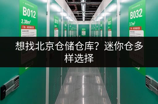 想找北京仓储仓库？迷你仓多样选择，一人一仓超安心