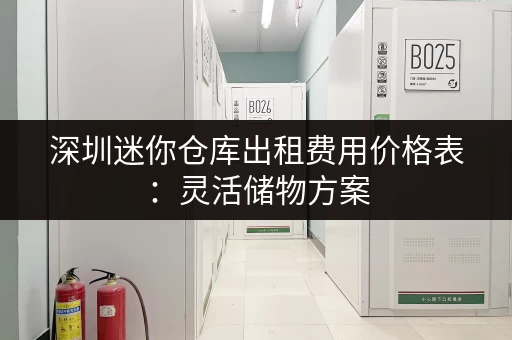 深圳迷你仓库出租费用价格表:灵活储物方案,就近安心存放 深圳迷你仓库出租费用价格表:灵活储物方案,就近安心存放