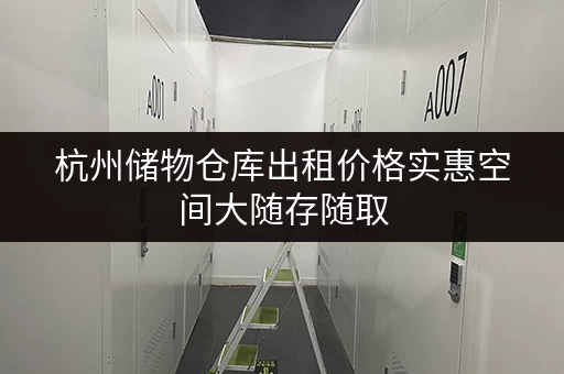 杭州储物仓库出租价格实惠空间大随存随取 杭州储物仓库出租价格实惠空间大随存随取