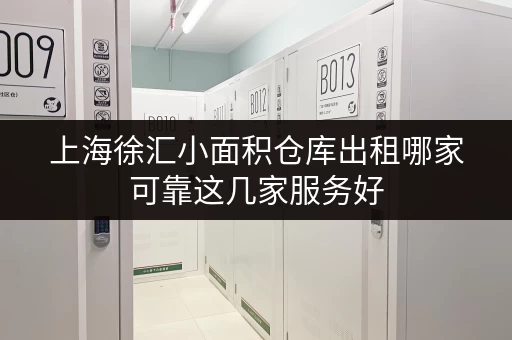 上海徐汇小面积仓库出租哪家可靠这几家服务好