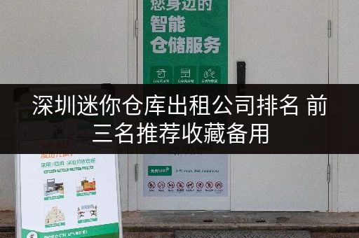 深圳迷你仓库出租公司排名 前三名推荐收藏备用