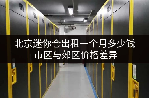 北京迷你仓出租一个月多少钱 市区与郊区价格差异