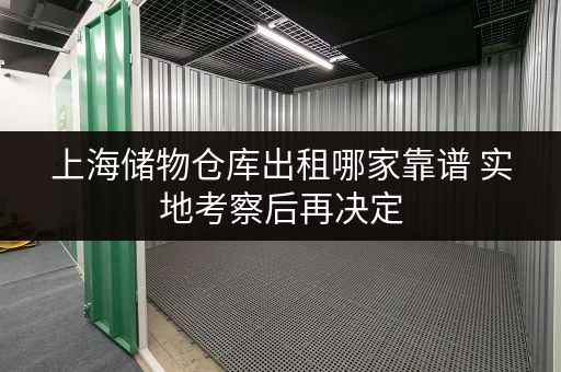 上海储物仓库出租哪家靠谱 实地考察后再决定