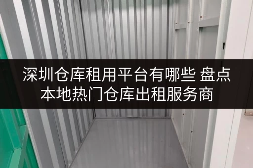 深圳仓库租用平台有哪些 盘点本地热门仓库出租服务商