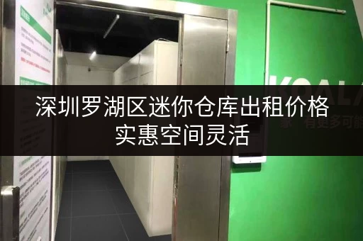 深圳罗湖区迷你仓库出租价格实惠空间灵活