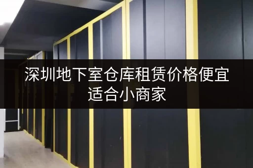 深圳地下室仓库租赁价格便宜适合小商家