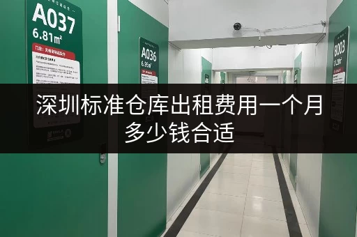 深圳标准仓库出租费用一个月多少钱合适