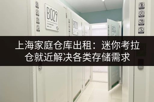 上海家庭仓库出租:迷你考拉仓就近解决各类存储需求 上海家庭仓库出租:迷你考拉仓就近解决各类存储需求