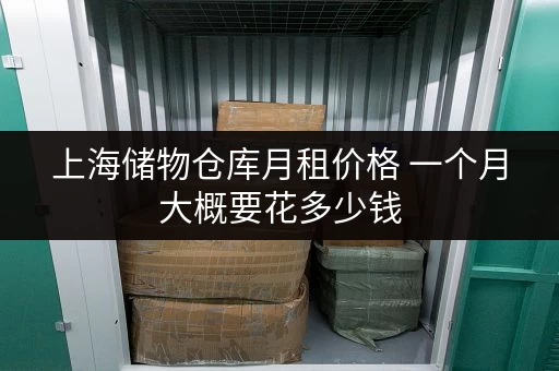 上海储物仓库月租价格 一个月大概要花多少钱 上海储物仓库月租价格 一个月大概要花多少钱