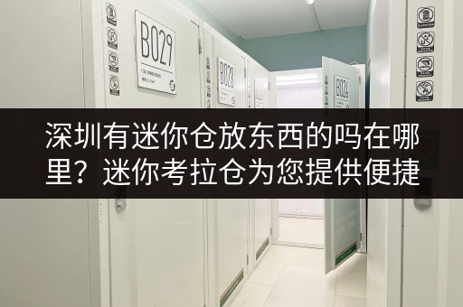 深圳有迷你仓放东西的吗在哪里？迷你考拉仓为您提供便捷解决方案