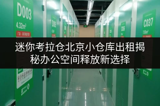 迷你考拉仓北京小仓库出租揭秘办公空间释放新选择,租金透明攻略! 迷你考拉仓北京小仓库出租揭秘办公空间释放新选择,租金透明攻略!
