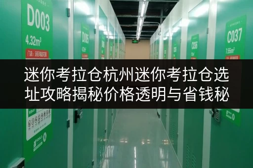 迷你考拉仓杭州迷你考拉仓选址攻略揭秘价格透明与省钱秘籍 迷你考拉仓杭州迷你考拉仓选址攻略揭秘价格透明与省钱秘籍