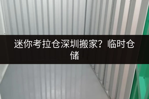 迷你考拉仓深圳搬家?临时仓储,随存随取,搬家不再繁琐! 迷你考拉仓深圳搬家?临时仓储,随存随取,搬家不再繁琐!