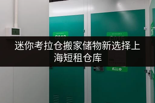 迷你考拉仓搬家储物新选择上海短租仓库，办公用品存放，释放办公空间全攻略