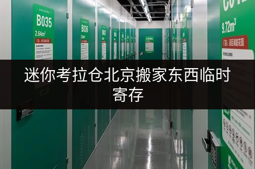 迷你考拉仓北京搬家东西临时寄存，选对仓型，轻松搬家无烦恼