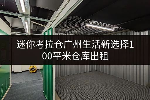 迷你考拉仓广州生活新选择100平米仓库出租，存取便利，全天候服务，告别空间焦虑！