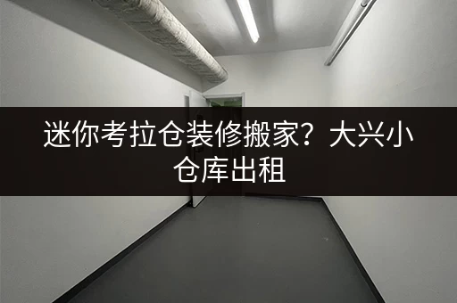 迷你考拉仓装修搬家?大兴小仓库出租,临时存储全攻略 迷你考拉仓装修搬家?大兴小仓库出租,临时存储全攻略