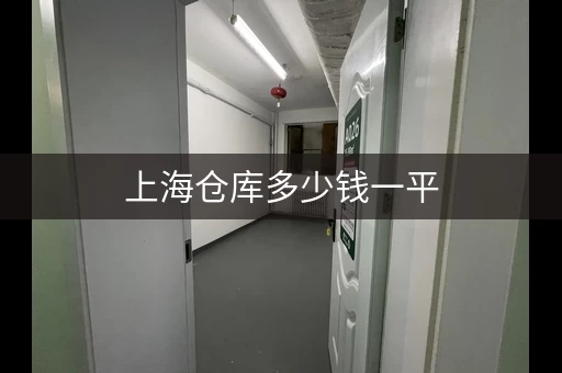 上海仓库多少钱一平，上海仓库租赁费用