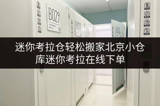 迷你考拉仓轻松搬家北京小仓库迷你考拉在线下单,货物存放更省心解决方案 迷你考拉仓轻松搬家北京小仓库迷你考拉在线下单,货物存放更省心解决方案