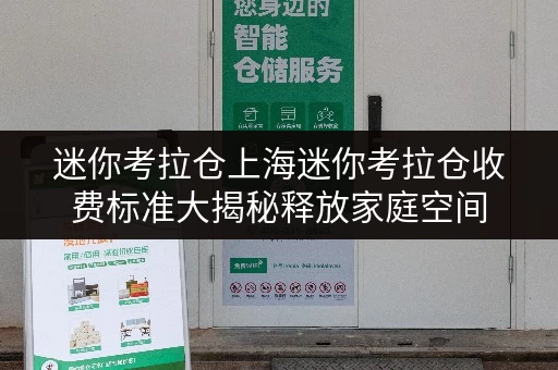 迷你考拉仓上海迷你考拉仓收费标准大揭秘释放家庭空间,提升生活品质 迷你考拉仓上海迷你考拉仓收费标准大揭秘释放家庭空间,提升生活品质