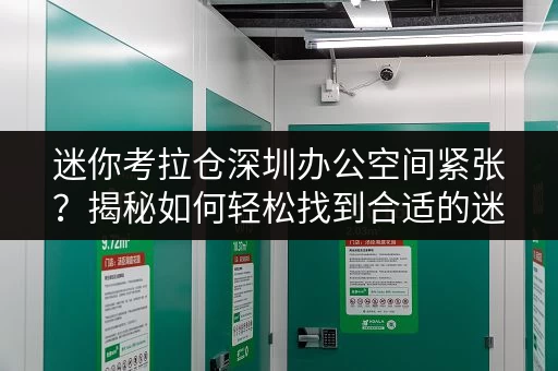 迷你考拉仓深圳办公空间紧张?揭秘如何轻松找到合适的迷你仓存放办公用品 迷你考拉仓深圳办公空间紧张?揭秘如何轻松找到合适的迷你仓存放办公用品