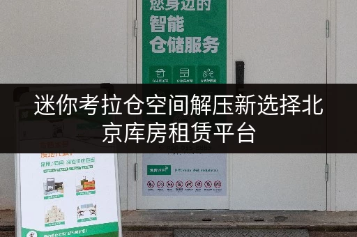迷你考拉仓空间解压新选择北京库房租赁平台,解锁家庭空间新境界 迷你考拉仓空间解压新选择北京库房租赁平台,解锁家庭空间新境界