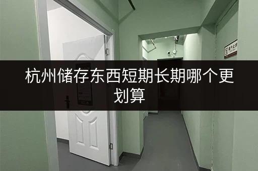 杭州储存东西短期长期哪个更划算 杭州储存东西短期长期哪个更划算