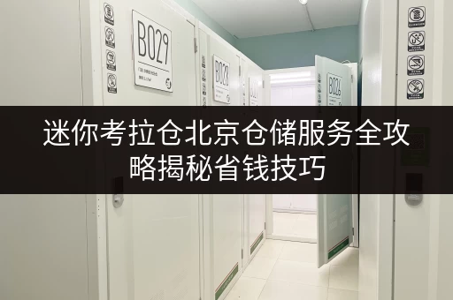 迷你考拉仓北京仓储服务全攻略揭秘省钱技巧,让存储更智慧 迷你考拉仓北京仓储服务全攻略揭秘省钱技巧,让存储更智慧