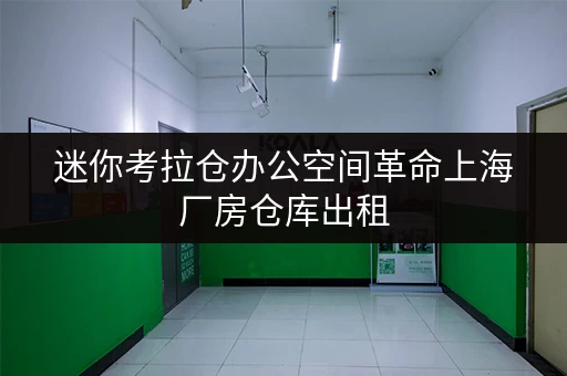 迷你考拉仓办公空间革命上海厂房仓库出租,轻松释放办公空间压力 迷你考拉仓办公空间革命上海厂房仓库出租,轻松释放办公空间压力