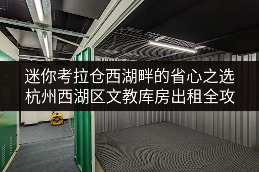 迷你考拉仓西湖畔的省心之选杭州西湖区文教库房出租全攻略 迷你考拉仓西湖畔的省心之选杭州西湖区文教库房出租全攻略