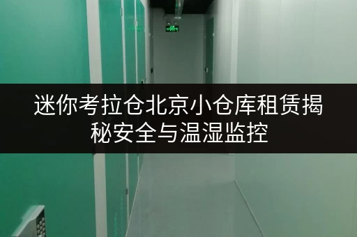 迷你考拉仓北京小仓库租赁揭秘安全与温湿监控,打造您的私人储物空间 迷你考拉仓北京小仓库租赁揭秘安全与温湿监控,打造您的私人储物空间
