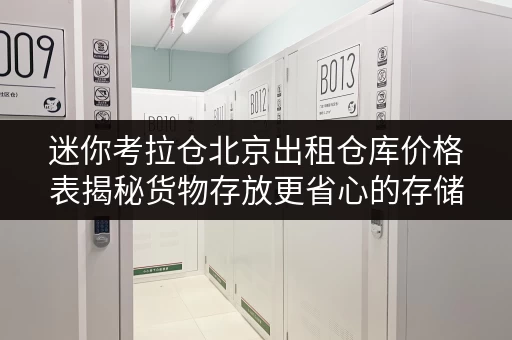 迷你考拉仓北京出租仓库价格表揭秘货物存放更省心的存储方案 迷你考拉仓北京出租仓库价格表揭秘货物存放更省心的存储方案