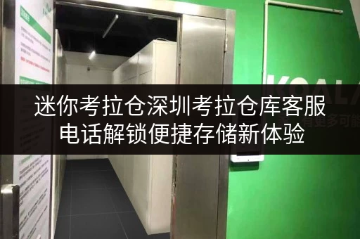 迷你考拉仓深圳考拉仓库客服电话解锁便捷存储新体验 迷你考拉仓深圳考拉仓库客服电话解锁便捷存储新体验