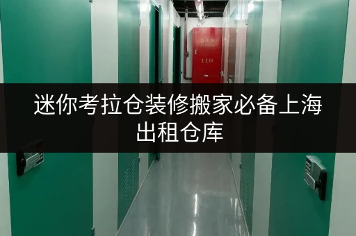 迷你考拉仓装修搬家必备上海出租仓库,您的临时存储解决方案 迷你考拉仓装修搬家必备上海出租仓库,您的临时存储解决方案