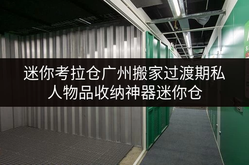 迷你考拉仓广州搬家过渡期私人物品收纳神器迷你仓，你的临时存储新选择！