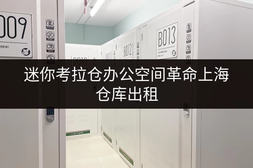 迷你考拉仓办公空间革命上海仓库出租,轻松释放办公空间新可能 迷你考拉仓办公空间革命上海仓库出租,轻松释放办公空间新可能