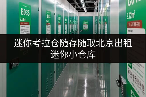 迷你考拉仓随存随取北京出租迷你小仓库,告别空间烦恼,生活更轻松! 迷你考拉仓随存随取北京出租迷你小仓库,告别空间烦恼,生活更轻松!