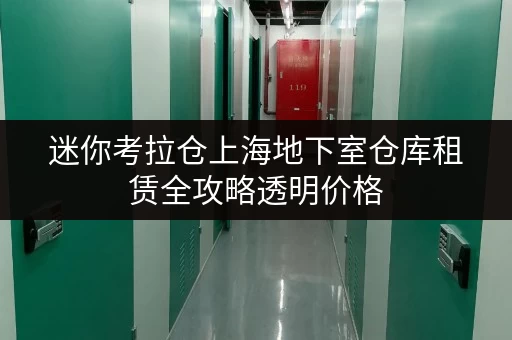 迷你考拉仓上海地下室仓库租赁全攻略透明价格,省钱有妙招! 迷你考拉仓上海地下室仓库租赁全攻略透明价格,省钱有妙招!